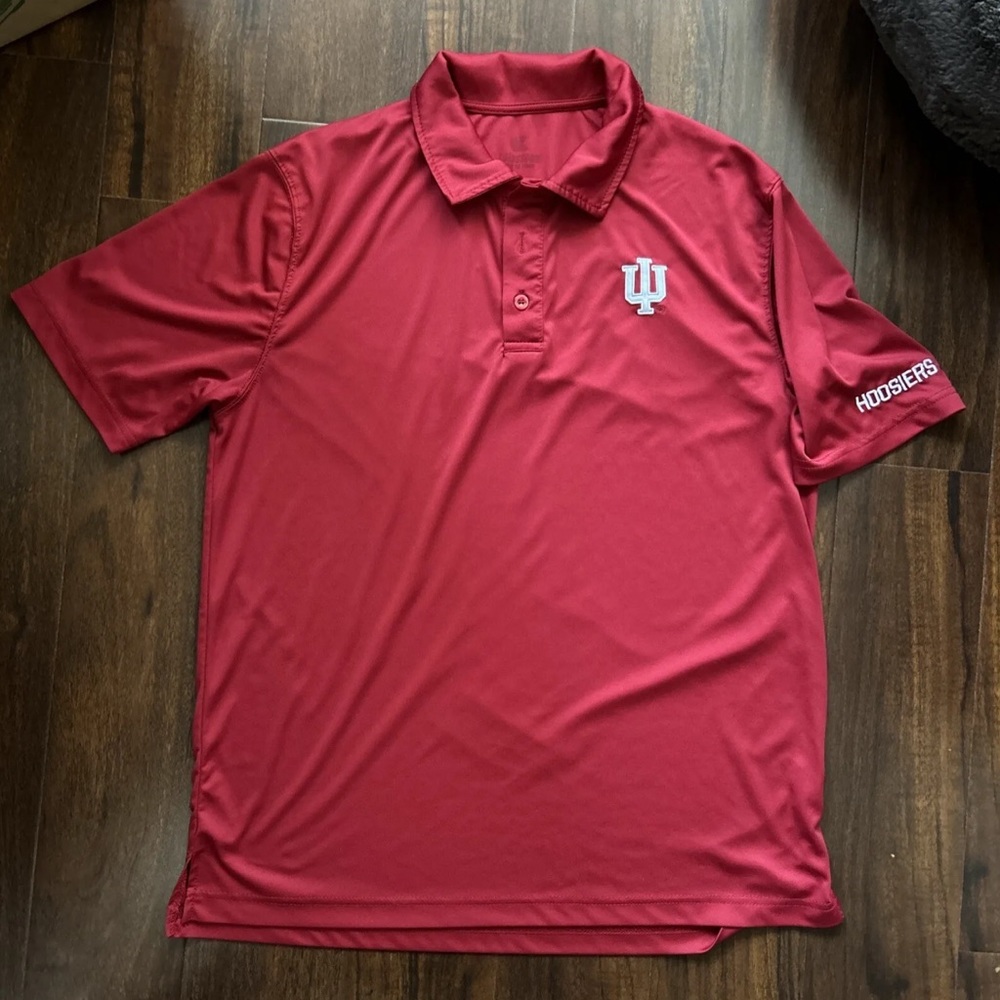 Indiana University Hoosiers Men’s Large Golf Polo